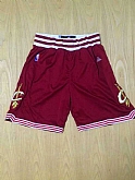 Cleveland Cavaliers Red 2015-16 Christmas Swingman Shorts,baseball caps,new era cap wholesale,wholesale hats