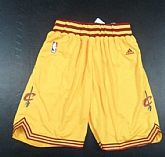 Cleveland Cavaliers Yellow Shorts,baseball caps,new era cap wholesale,wholesale hats