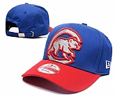 Cubs Big Logo Blue Asjutable Hat GS,baseball caps,new era cap wholesale,wholesale hats