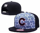Cubs Team Logo Black Adjustable Hat YH,baseball caps,new era cap wholesale,wholesale hats