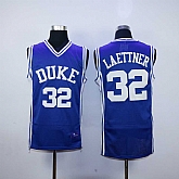 Duke Blue Devils #32 Christian Laettner Blue College Stitched Jersey,baseball caps,new era cap wholesale,wholesale hats