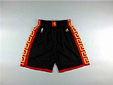 Golden State Warriors Black Chinese New Year Shorts,baseball caps,new era cap wholesale,wholesale hats