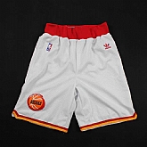 Houston Rockets White Hardwood Classics Shorts,baseball caps,new era cap wholesale,wholesale hats