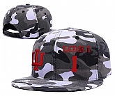 Indiana Hoosiers #1 James Blackmon Jr. Gray Camo College Basketball Adjustable Hat,baseball caps,new era cap wholesale,wholesale hats