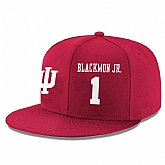 Indiana Hoosiers #1 James Blackmon Jr. Red Adjustable Hat,baseball caps,new era cap wholesale,wholesale hats