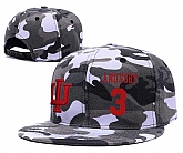 Indiana Hoosiers #3 OG Anunoby Gray Camo College Basketball Adjustable Hat,baseball caps,new era cap wholesale,wholesale hats