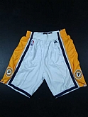 Indiana Pacers White New Revolution 30 Shorts,baseball caps,new era cap wholesale,wholesale hats