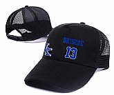Kentucky Wildcats #13 Isaiah Briscoe Black College Basketball Adjustable Mesh Hat,baseball caps,new era cap wholesale,wholesale hats