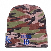 Kentucky Wildcats #13 Isaiah Briscoe Camo College Basketball Knit Hat,baseball caps,new era cap wholesale,wholesale hats