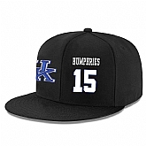Kentucky Wildcats #15 Isaac Humphries Black Adjustable Hat,baseball caps,new era cap wholesale,wholesale hats