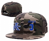 Kentucky Wildcats #3 Edrice Adebayo Camo College Basketball Adjustable Hat,baseball caps,new era cap wholesale,wholesale hats