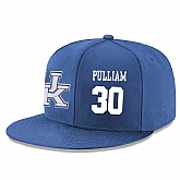 Kentucky Wildcats #30 Dillon Pulliam Blue Adjustable Hat,baseball caps,new era cap wholesale,wholesale hats