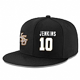 LSU Tigers #10 Branden Jenkins Black Adjustable Hat,baseball caps,new era cap wholesale,wholesale hats