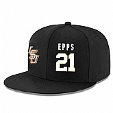 LSU Tigers #21 Aaron Epps Black Adjustable Hat,baseball caps,new era cap wholesale,wholesale hats