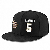 LSU Tigers #5 Kieran Hayward Black Adjustable Hat,baseball caps,new era cap wholesale,wholesale hats