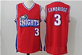 Los Angeles Knights #3 Calvin Cambridge Red Stitched Movie Stitched Jersey,baseball caps,new era cap wholesale,wholesale hats