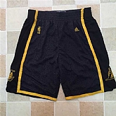 Los Angeles Lakers 24 Kobe Bryant Black Retirement Commemorative Swingman Shorts,baseball caps,new era cap wholesale,wholesale hats