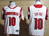 Louisville Cardinals #10 Dieng White Big East Stitched Jerseys,baseball caps,new era cap wholesale,wholesale hats