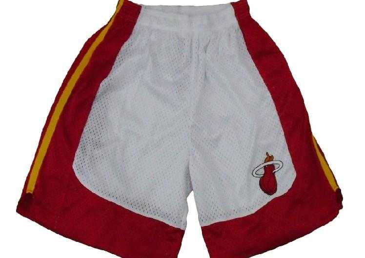Miami Heat White Shorts
