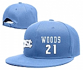 North Carolina Tar Heels #21 Seventh Woods Blue College Basketball Adjustable Hat,baseball caps,new era cap wholesale,wholesale hats