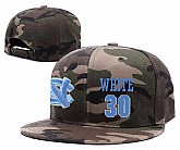 North Carolina Tar Heels #30 Stilman White Camo College Basketball Adjustable Hat,baseball caps,new era cap wholesale,wholesale hats