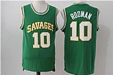 Oklahoma Savages #10 Dennis Rodman Green High School Stitched Jersey,baseball caps,new era cap wholesale,wholesale hats