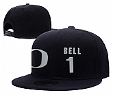 Oregon Ducks #1 Jordan Bell Black College Basketball Adjustable Hat