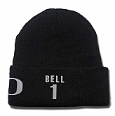 Oregon Ducks #1 Jordan Bell Black College Basketball Knit Hat