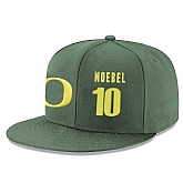 Oregon Ducks #10 Charlie Noebel Green College Basketball Adjustable Hat,baseball caps,new era cap wholesale,wholesale hats