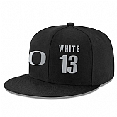 Oregon Ducks #13 Paul White Black College Basketball Adjustable Hat,baseball caps,new era cap wholesale,wholesale hats