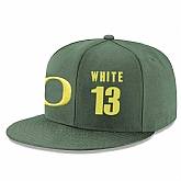 Oregon Ducks #13 Paul White Green College Basketball Adjustable Hat,baseball caps,new era cap wholesale,wholesale hats