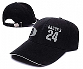 Oregon Ducks #24 Dillon Brooks Black College Basketball Adjustable Peaked Hat,baseball caps,new era cap wholesale,wholesale hats