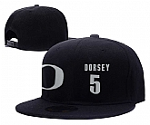 Oregon Ducks #5 Tyler Dorsey Black College Basketball Adjustable Hat,baseball caps,new era cap wholesale,wholesale hats