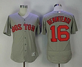 Boston Red Sox #16 Andrew Benintendi Gray Flexbase Stitched Jersey,baseball caps,new era cap wholesale,wholesale hats
