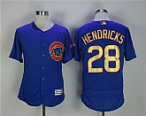 Chicago Cubs #28 Kyle Hendricks Blue World Series Champions Gold Program Flexbase Stitched Jersey,baseball caps,new era cap wholesale,wholesale hats