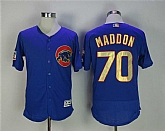 Chicago Cubs #70 Joe Maddon Blue World Series Champions Gold Program Flexbase Stitched Jersey,baseball caps,new era cap wholesale,wholesale hats