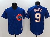 Chicago Cubs #9 Javier Baez Blue World Series Champions New Cool Base Stitched Jersey,baseball caps,new era cap wholesale,wholesale hats