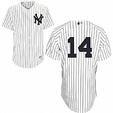 New York Yankees #14 Starlin Castro White New Cool Base Stitched Jersey JiaSu,baseball caps,new era cap wholesale,wholesale hats