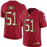 Nike Limited Atlanta Falcons #51 Alex Mack Red Gold Color Rush Jersey Dingwo,baseball caps,new era cap wholesale,wholesale hats