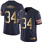 Nike Limited Chicago Bears #34 Walter Payton Navy Gold Color Rush Jersey Dingwo,baseball caps,new era cap wholesale,wholesale hats