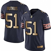 Nike Limited Chicago Bears #51 Dick Butkus Navy Gold Color Rush Jersey Dingwo,baseball caps,new era cap wholesale,wholesale hats