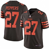 Nike Limited Cleveland Browns #27 Jabrill Peppers Brown Color Rush Jersey Dingwo,baseball caps,new era cap wholesale,wholesale hats