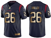 Nike Limited Houston Texans #26 Lamar Miller Navy Gold Color Rush Jersey Dingwo,baseball caps,new era cap wholesale,wholesale hats