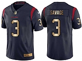 Nike Limited Houston Texans #3 Tom Savage Navy Gold Color Rush Jersey Dingwo,baseball caps,new era cap wholesale,wholesale hats