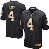 Nike Limited Oakland Raiders #4 Derek Carr Black Gold Jersey Dingwo,baseball caps,new era cap wholesale,wholesale hats