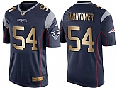 Nike New England Patriots #54 Dont'a Hightower Navy Gold Game Jersey Dingwo,baseball caps,new era cap wholesale,wholesale hats
