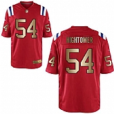 Nike New England Patriots #54 Dont'a Hightower Red Gold Game Jersey Dingwo,baseball caps,new era cap wholesale,wholesale hats