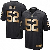 Nike Oakland Raiders #52 Khalil Mack Black Gold Game Jersey Dingwo,baseball caps,new era cap wholesale,wholesale hats