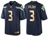 Nike Seattle Seahawks #3 Russell Wilson Navy Gold Game Jersey Dingwo,baseball caps,new era cap wholesale,wholesale hats