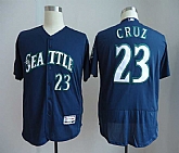 Seattle Mariners #23 Nelson Cruz Navy Flexbase Stitched Jersey,baseball caps,new era cap wholesale,wholesale hats